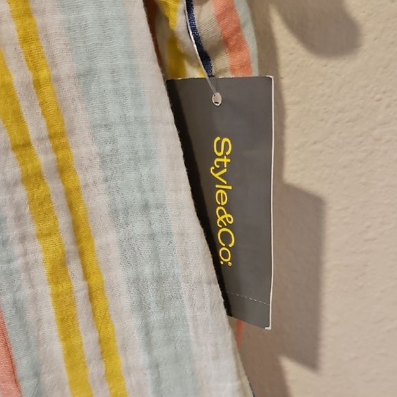 Style & Co. Multicolor Striped Blouse - Picture 2 of 3